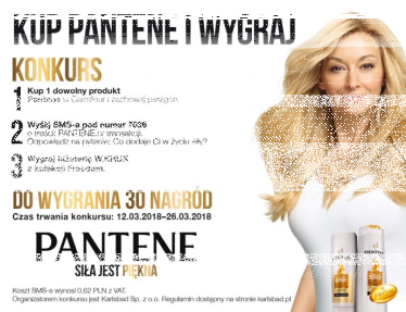 Konkurs "Rozwiń skrzydła z Pantene" Carrefour