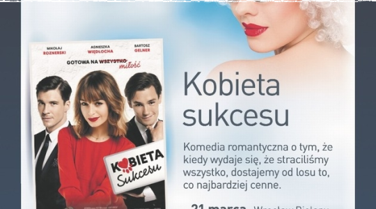 Wrocław: Wygraj zaproszenie na Kino Kobiet w Heliosie Magnolia, do godz. 9:00