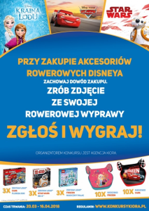 Konkurs fotograficzny "Rowerowy Świat Disneya" Carrefour