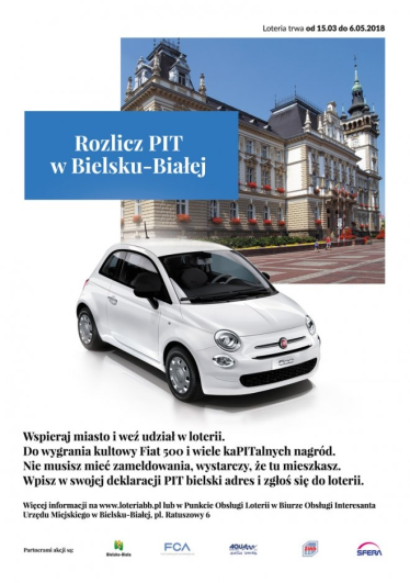Bielsko-Biała: Loteria "Rozlicz PIT"