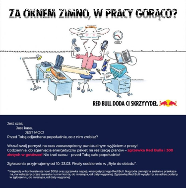 Konkurs "Za oknem zimno, w pracy gorąco?"