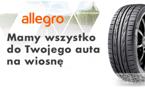 Konkurs: Wygraj nowe, letnie opony od Allegro!