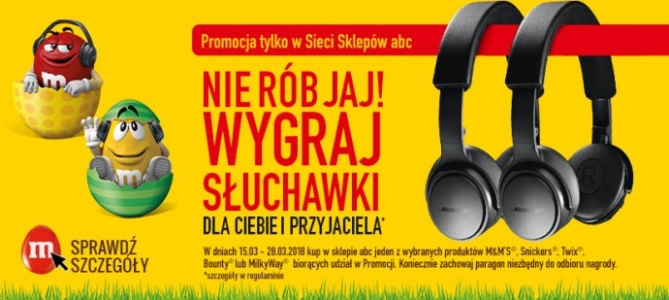 Konkurs "Wygraj słuchawki M&M’s"