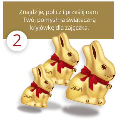 Konkurs "Znajdź Złotego Zajączka LINDT"