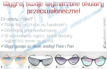 Wygraj jedną z czterech par okularów przeciwsłonecznych z polaryzacją