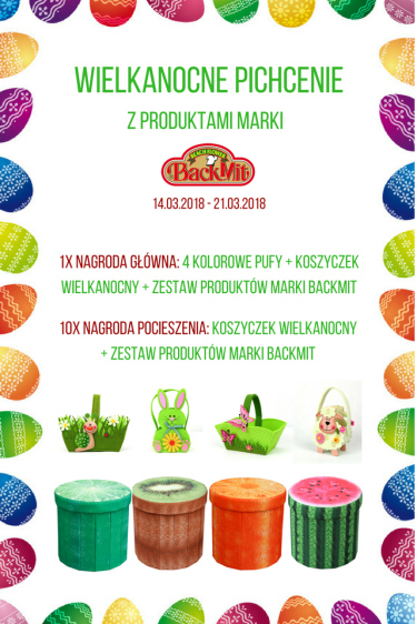 Konkurs "Wielkanocne pichcenie z produktami marki BackMit"