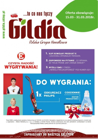 Konkurs "Czysta radość wygrywania "E' Henkel w sklepach Gildia