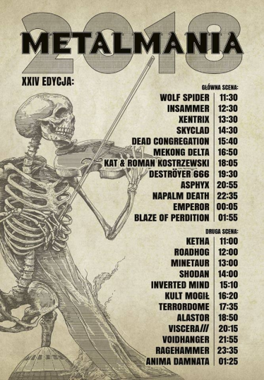 Katowice: Wygraj bilet na Metalmanię! do godz. 12:00
