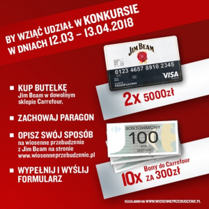 Konkurs "Wiosenne Przebudzenie" Carrefour, 18+