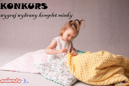 Wygraj dowolny kocyk minky z poduszką