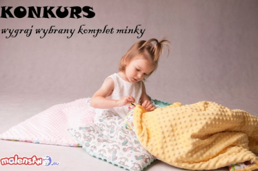 Wygraj dowolny kocyk minky z poduszką