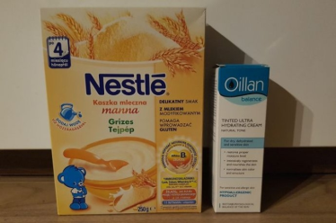 Wygraj kaszkę mannę Nestle + tonujący krem ultranawilżający Oillan