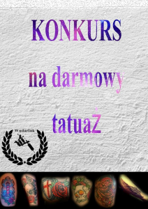Konkurs na darmowy tatuaż