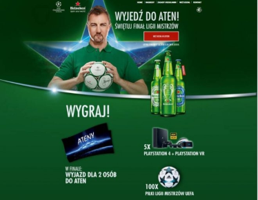 Loteria "Heineken" w Tesco 2018, 18+