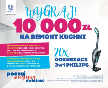 Konkurs "Poczuj wiosenną świeżość!" Tesco