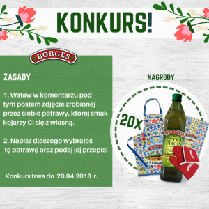 Konkurs fotograficzny "Wiosenny smak z Borges!"