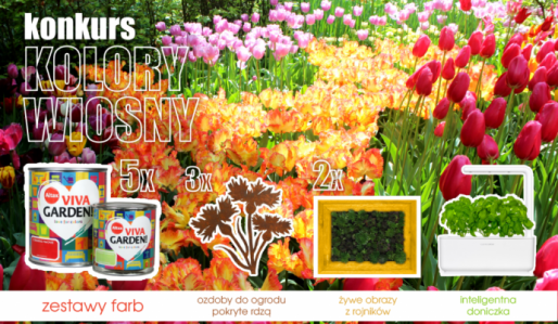 Konkurs "Kolory wiosny z Viva Garden"