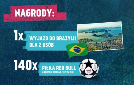 Loteria RED BULL "Wygraj wyjazd do Brazylii" Lidl