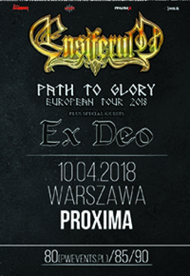 Wrocław: Wygraj zaproszenie na "Ensiferum + Ex Deo"