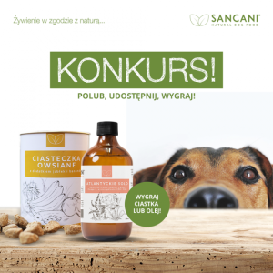 Wygraj ciasteczka owsiane SanCani lub Atlantyckie Solo olej z łososia 250 ml