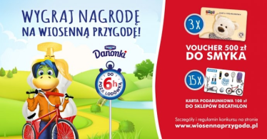 Konkurs "Wiosenna przygoda Danonki" Polomarket