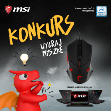 Wygraj myszkę gamingową MSI Interceptor DS B1!