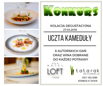 Suwałki: Wygraj podwójne zaproszenie na kolację "UCZTA KAMEDUŁY"