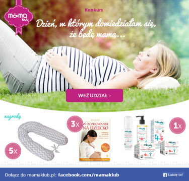 Konkurs "Dzień, w którym dowiedziałam się, że będę mamą..."