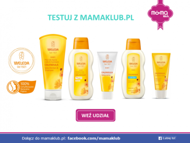 Konkurs "Testuj kosmetyki Weleda Baby z mamaklub.pl"