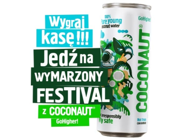 Wygraj kasę i jedź na wymarzony FESTIVAL z Coconaut