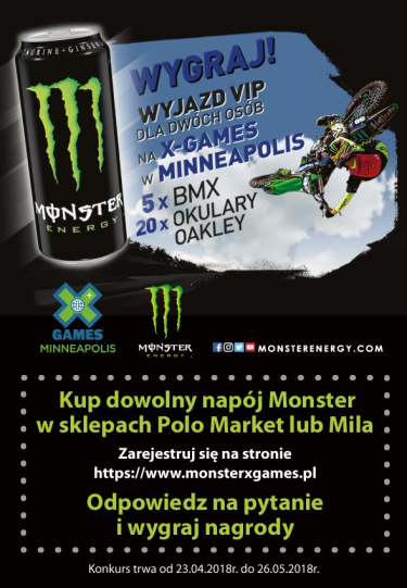 Konkurs "Wygraj wyjazd na X Games do Minneapolis" Polo Market, Mila