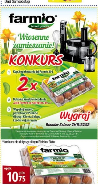 Konkurs "Farmio wiosenne zamieszanie w B1"