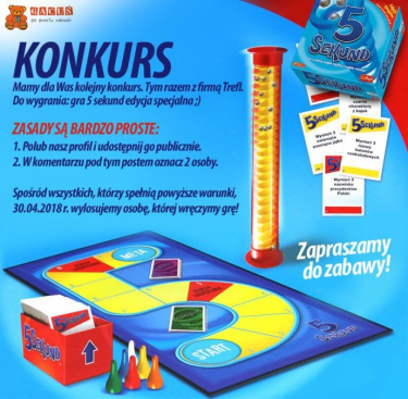 Wygraj grę 5 sekund od firmy Trefl