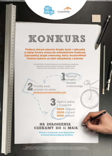 Konkurs "Zaprojektuj stojak rowerowy dla Krakowa"