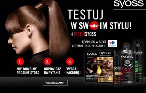 Konkurs "SYOSS TESTUJ W SWOIM STYLU" Carrefour