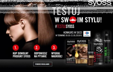 Konkurs "SYOSS TESTUJ W SWOIM STYLU" Carrefour