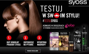 Konkurs "SYOSS TESTUJ W SWOIM STYLU" Hebe