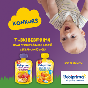 Konkurs "Nowe smaki tubek Bebiprima"