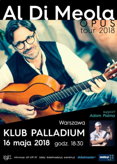 Warszawa: Wygraj zaproszenie na "Al Di Meola" do godz. 12:00