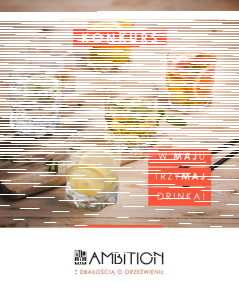 Konkurs "Twój majowy, zdrowy napój niosący świeżość i orzeźwienie"