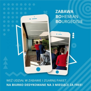 Konkurs fotograficzny "Dedykowane biurko na 3 miesiące w najlepszym punkcie stolicy" do godz. 10:00