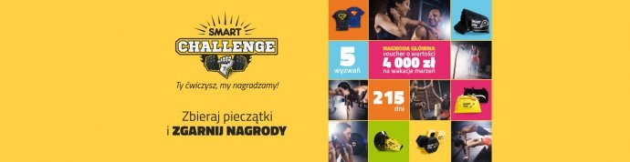 Konkurs "Smart Gym Challenge Ty ćwiczysz, my nagradzamy"