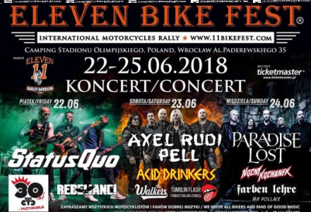 Wrocław: Wygraj bilety na ELEVEN BIKE FEST 2018 we Wrocławiu