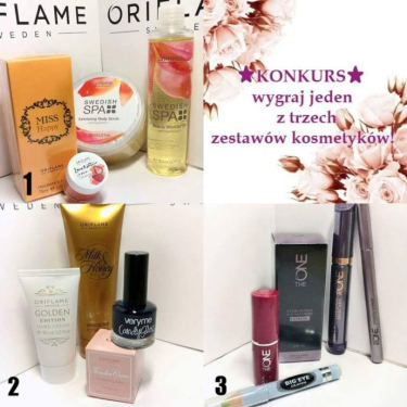 Wygraj 1 z 3 zestawów kosmetyków
