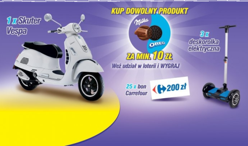 Loteria "Milka i Oreo w Carrefour"