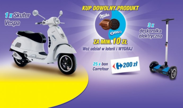 Loteria "Milka i Oreo w Carrefour"
