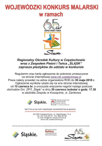 Wojewódzki Konkurs Malarski "Zespół Pieśni i Tańca Śląsk"