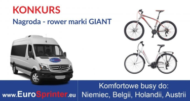 Konkurs "Ruszaj w drogę z EuroSprinterem" do godz. 15:00