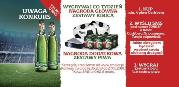 Mistrzowski konkurs z Carlsberg, Żabka, FreshMarket, 18+