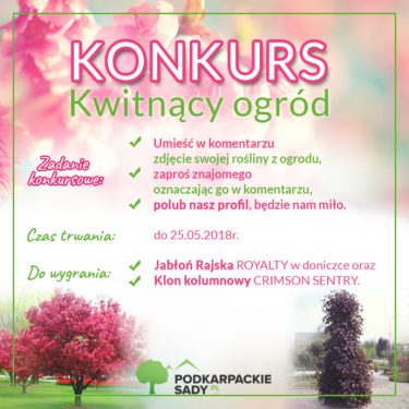 Konkurs fotograficzny "Kwitnący ogród"